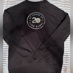 EUC Pure Barre 20th Anniversary sweatshirt